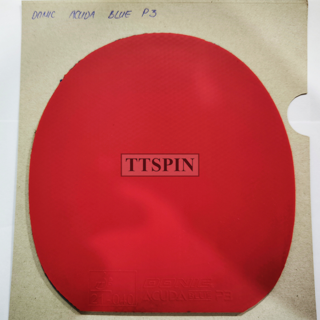 DONIC Acuda Blue P3 - Karet Pingpong Tenis Meja Bet Bat Donic Acuda Blue P 3 German Jerman Rubber Ta