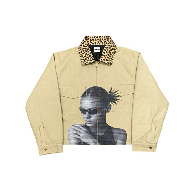 Printed Work Jacket by Bworks Uniform