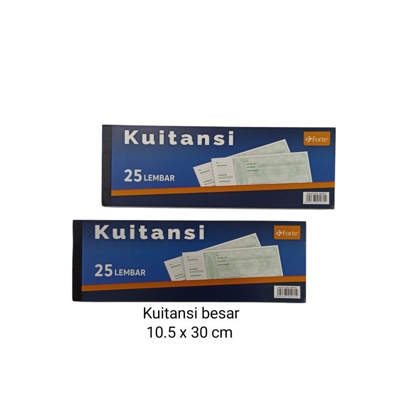 

kwitansi besar Forte isi 25 lembar # BCH