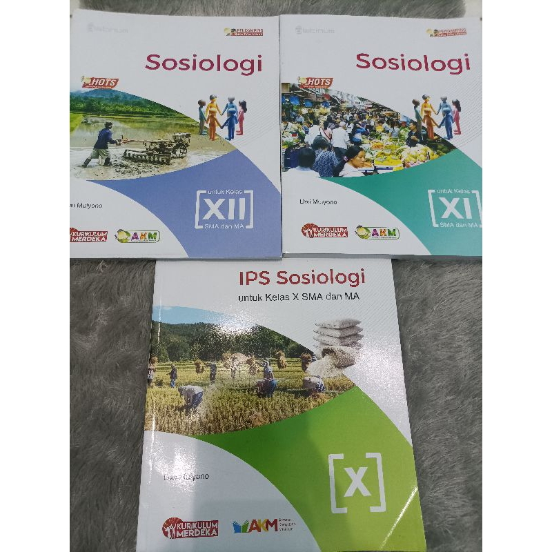 Buku Sosiologi SMA / Sosiologi Kelas 10 11 12 SMA / Kurikulum Merdeka / Platinum