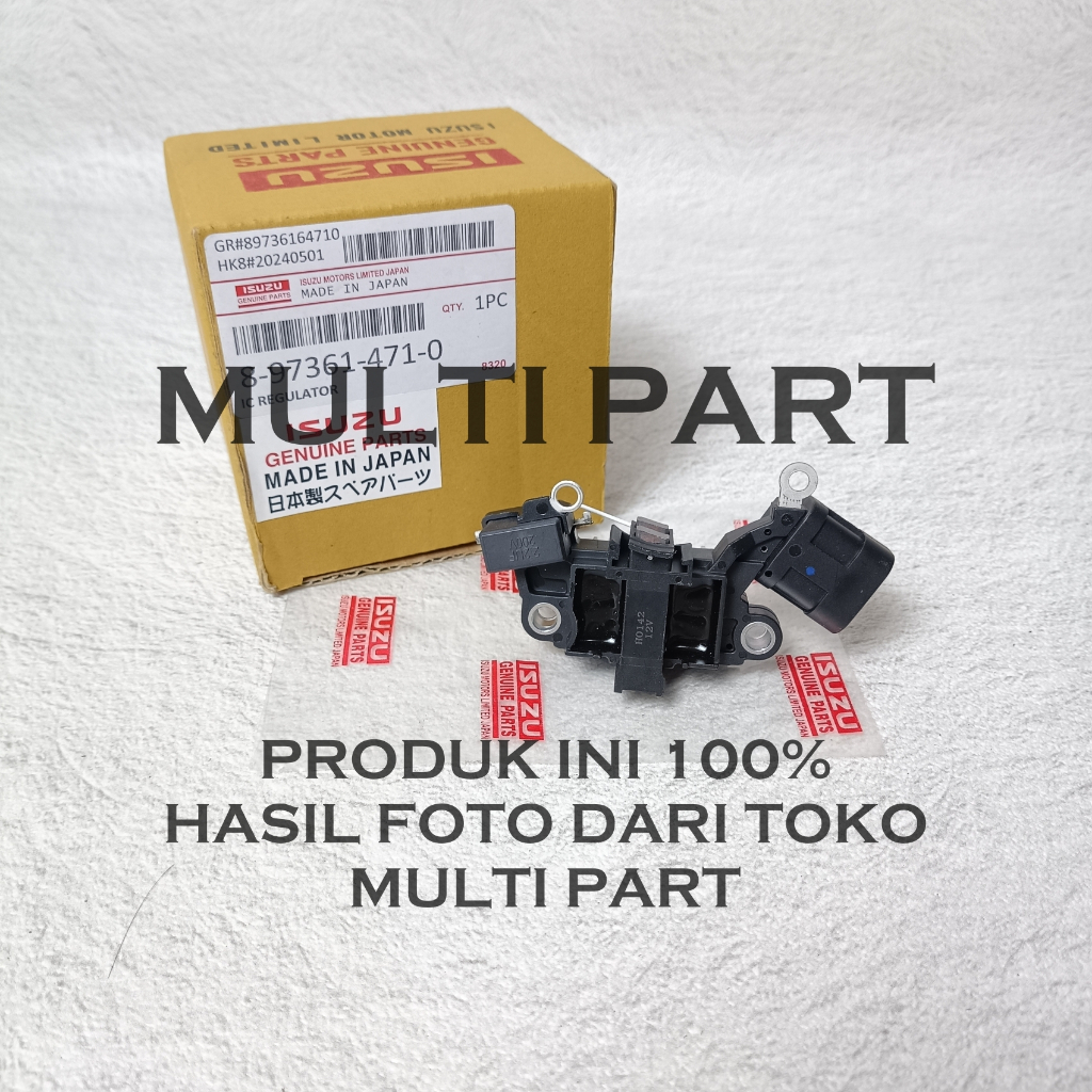 IC REGULATOR DINAMO ALTERNATOR ISUZU TRAGA EURO 4 DMAX