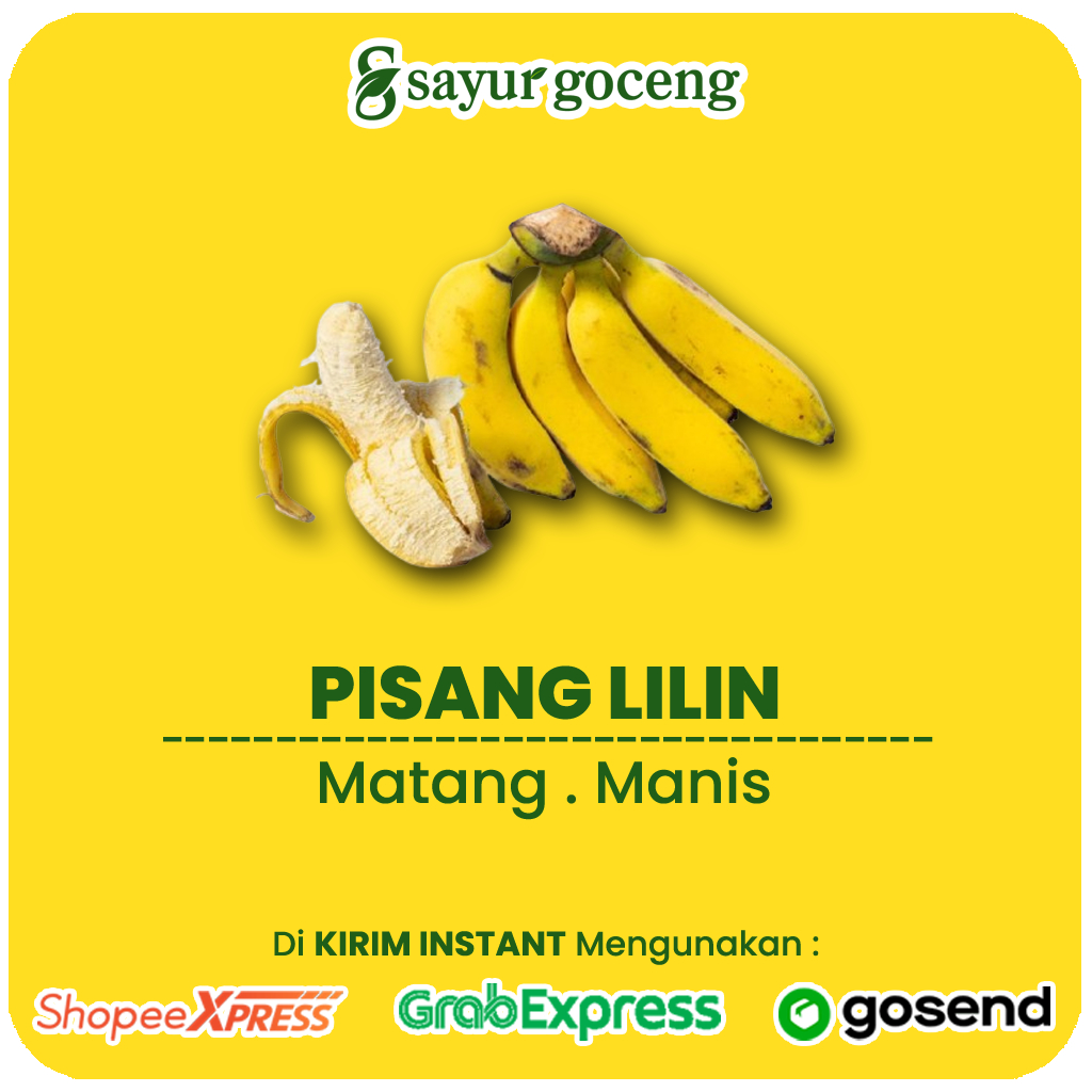 

Pisang Lilin Segar 1 Sisir, Manis dan Bergizi, Camilan Sehat untuk Keluarga – Sayur Goceng Palembang