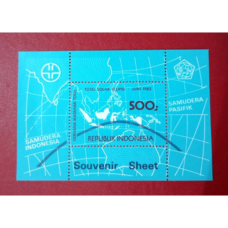

SS SOUVENIR SHEET GERHANA MATAHARI TOTAL 1983