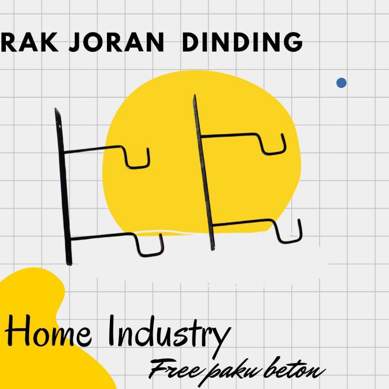 RAK JORAN PANCING/RAK PANCING BAHAN BESI/RAK PANCING DINDING