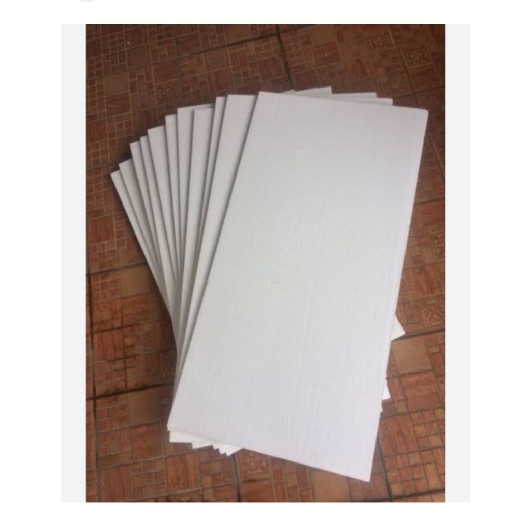 

D (D14) PAPAN STEROFORM GABUS LEMBARAN TEBAL UKURAN 40 X 25 X 1 CM