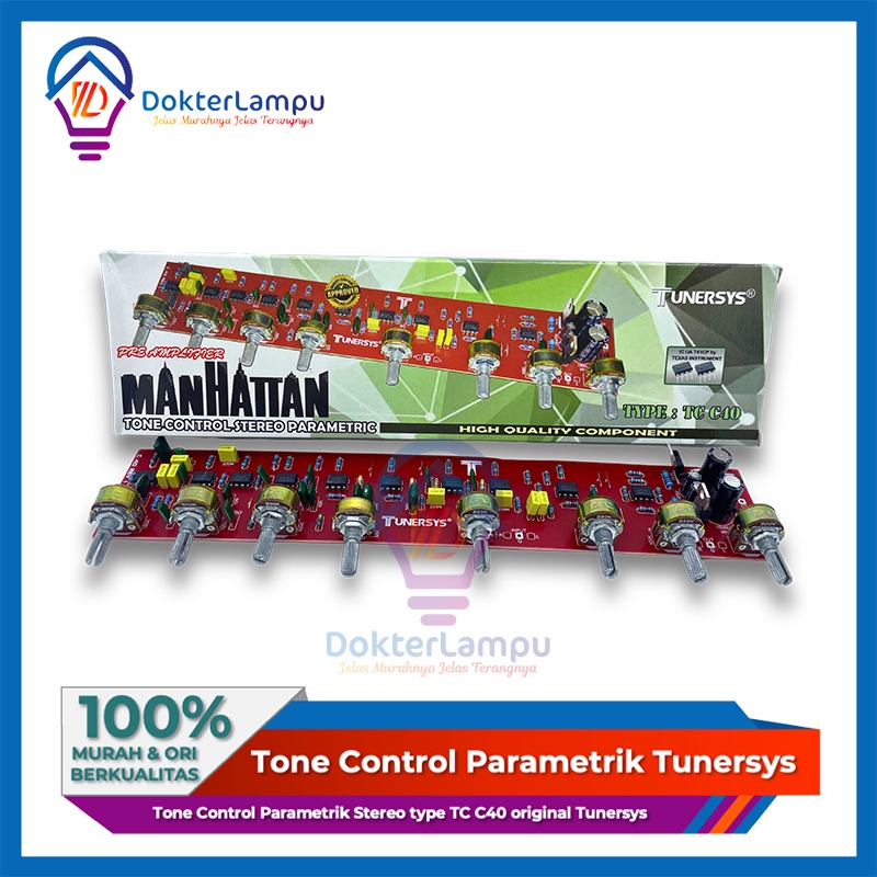 Tone Control Parametrik Stereo TC C40 Tunersys