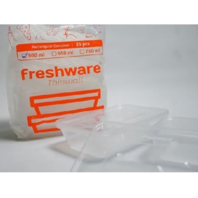 Thinwall Freshware Rectangle 500ml