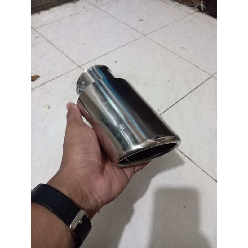mudler buntut knalpot mobil HR-V besi stainless Steel