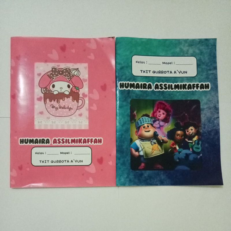 

Buku Tulis Costum 1 Pack (10 buku)