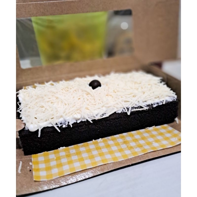 

Bolu coklat kukus toping keju 22x10cm