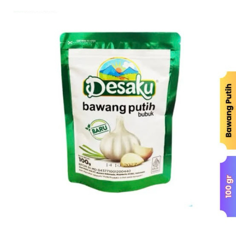 

Desaku Garlic Powder / Bubuk Bawang Putih Desaku 100 Gram