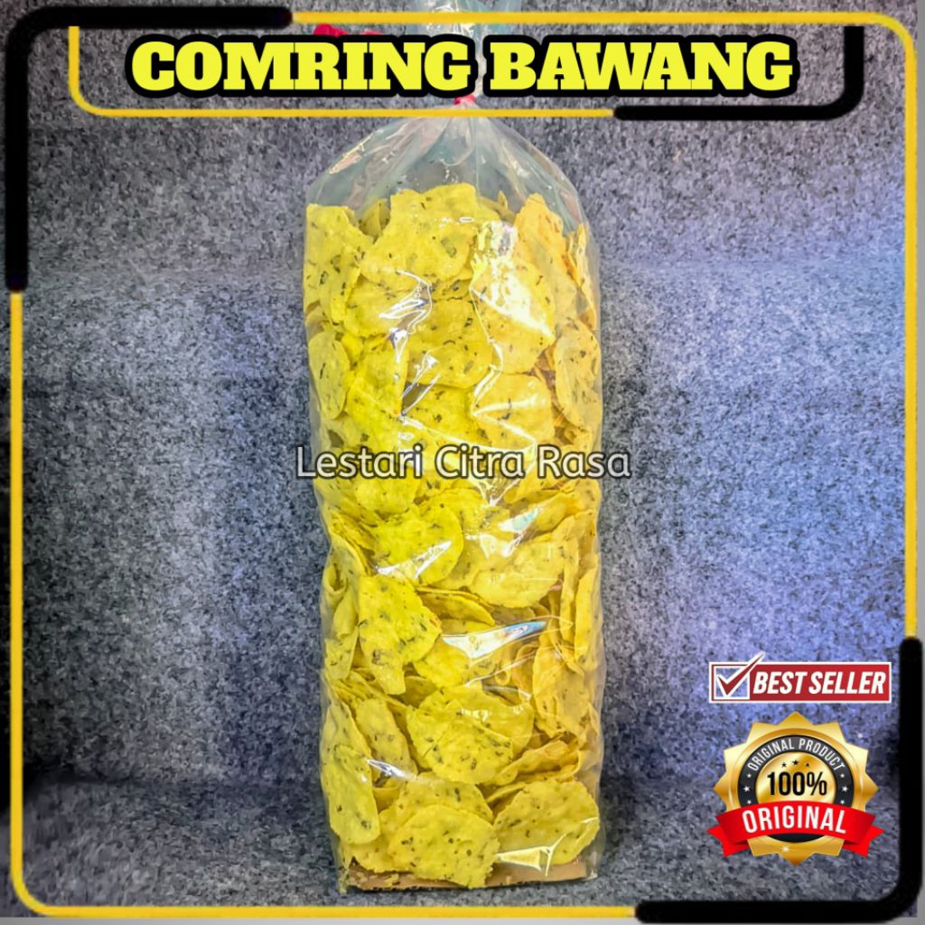 

Ygshop17 Comring Rasa Daun Bawang Dan Tempe (Gratis Ongkir) Lebih Gurih Dan Kriuk Kemasan 250Gr