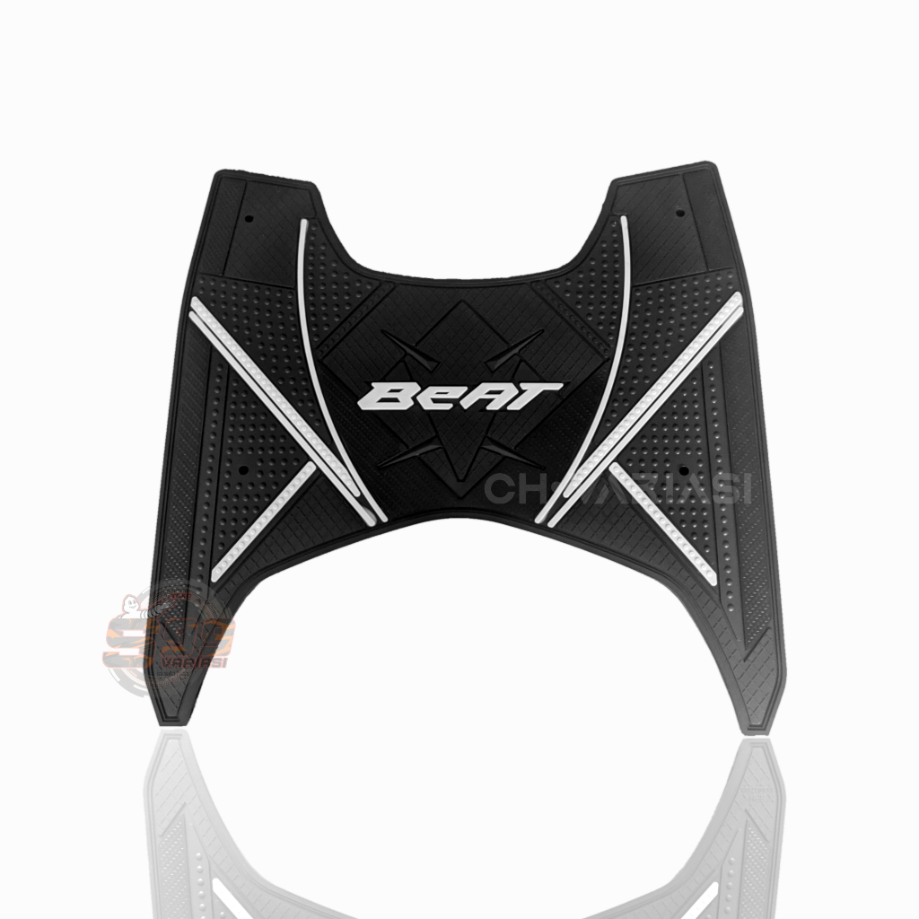 karpet motor beat 2021-2025 bahan karet pijakan kaki