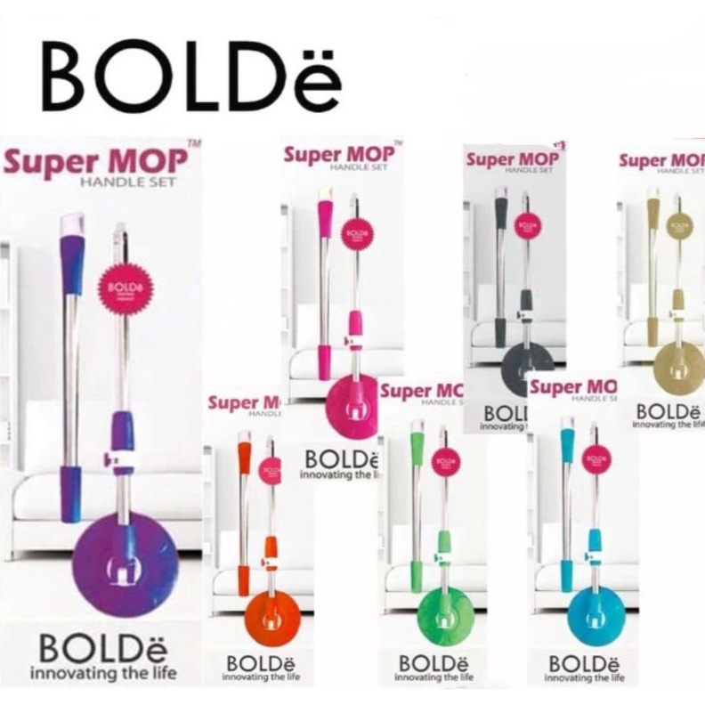 KODE A26O Super Mop Bolde Handle Set Super Mop  Tongkat Super Mop  Refill super mop