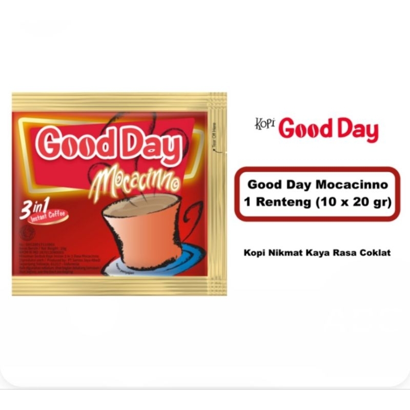 

Kopi Good Day Moccacino 10 Sachet