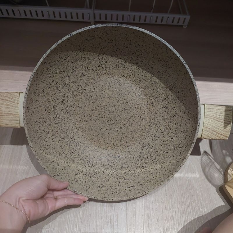 Preloved Steincookware Wok Pan 2 Handle 32cm