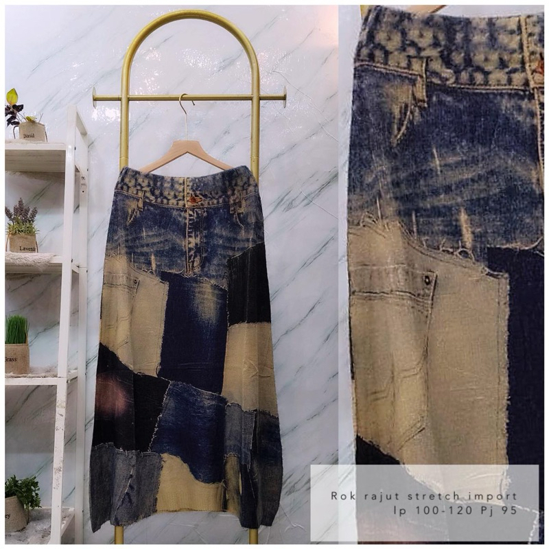 rok rajut premium  motif Tambelan lp 120