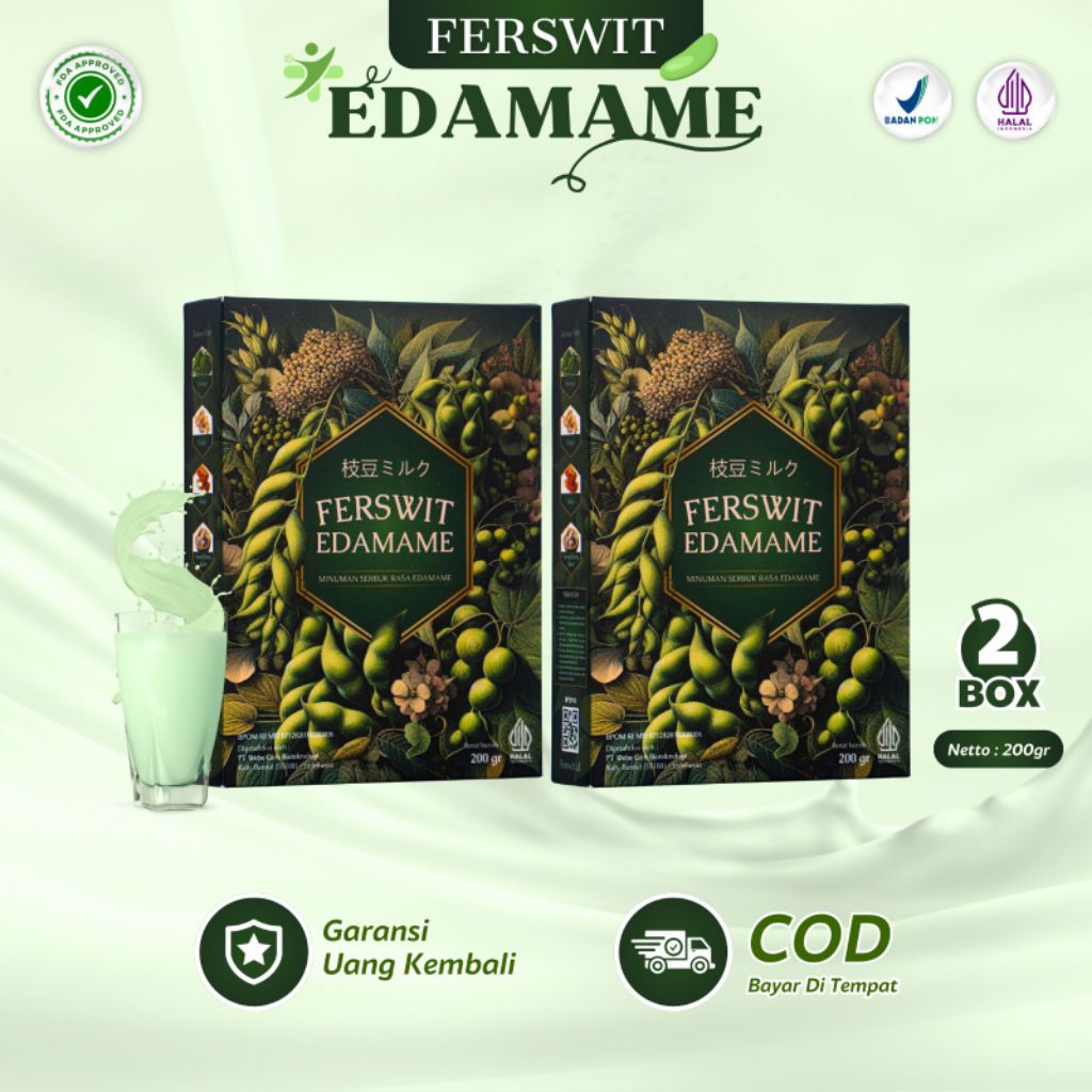 

Ferswit Susu Edamame Jepang Paket 2 Box Formulasi Khusus Asam Urat, Kolesterol, Nyeri Sendi & Tulang