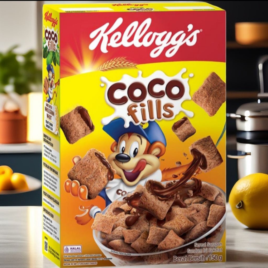 

KELLOGG'S COCO FILLS SEREAL GANDUM COKELAT 150GR
