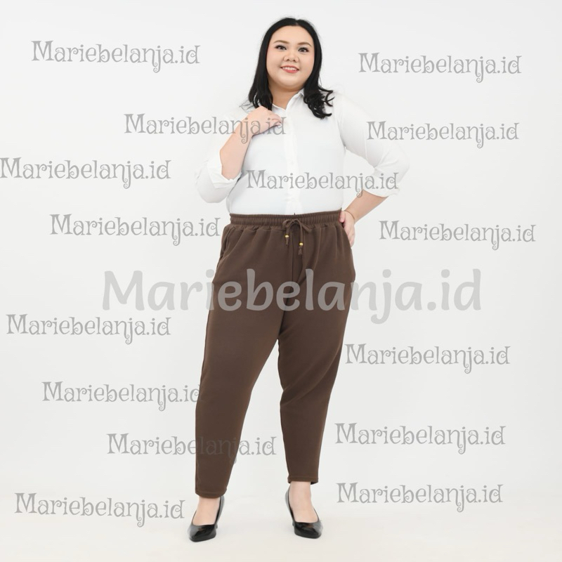 LILY PANTS Celana Super Jumbo Muat BB 130 Celana Panjang Wanita Bawah Pensil Big Size Celana Legging