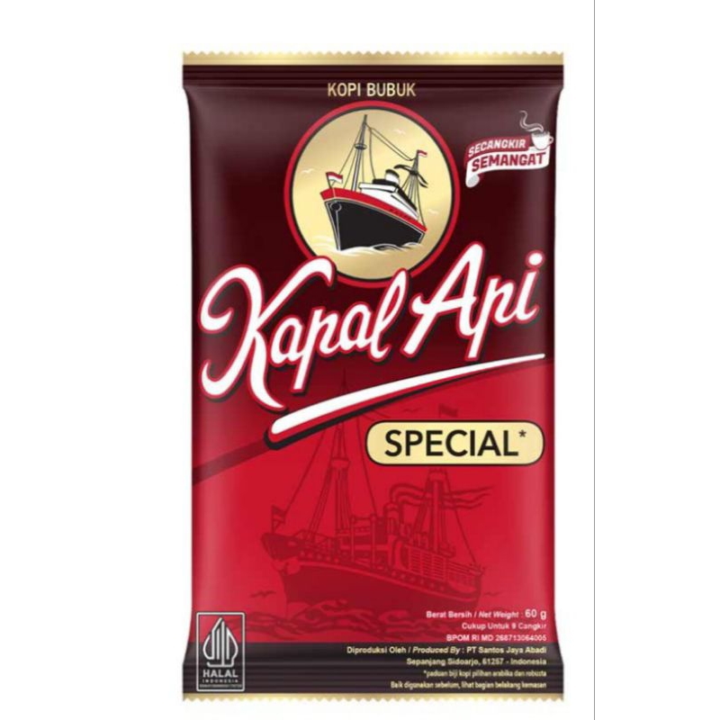 

Kapal Api Kopi Bubuk Spesial 60G