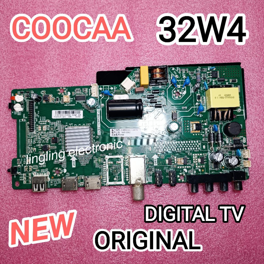 MAINBOARD MB TV COOCAA 32W4 DIGITAL TV ORIGINAL NEW