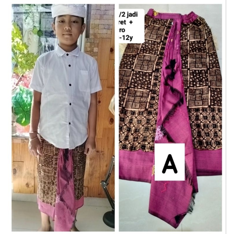 Busana adat anak cwo tanggung size 10-12tahun