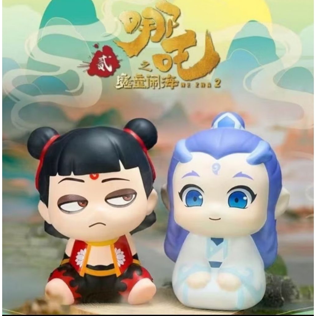 mainan squishy nezha dan aobing