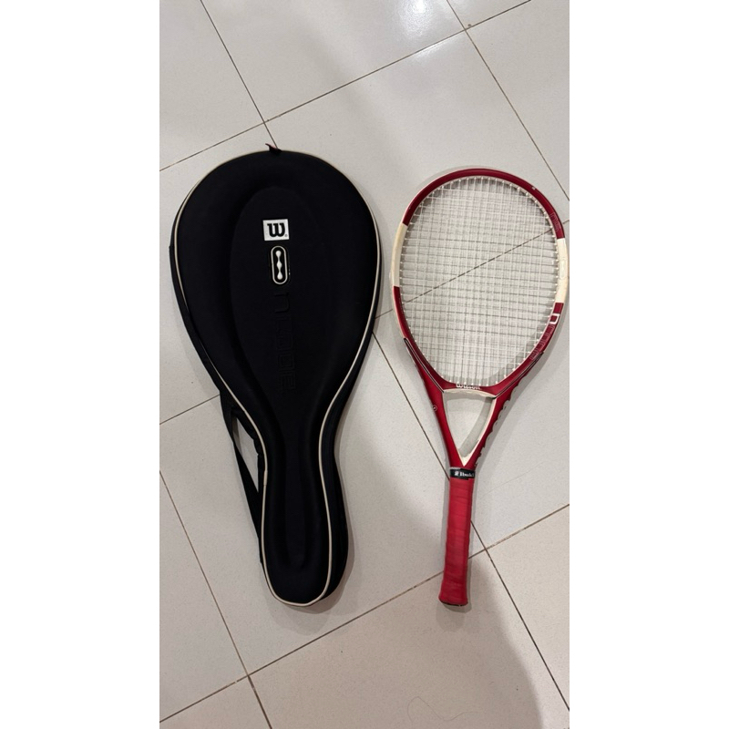 raket tennis bekas second wilson ncode n5 ori