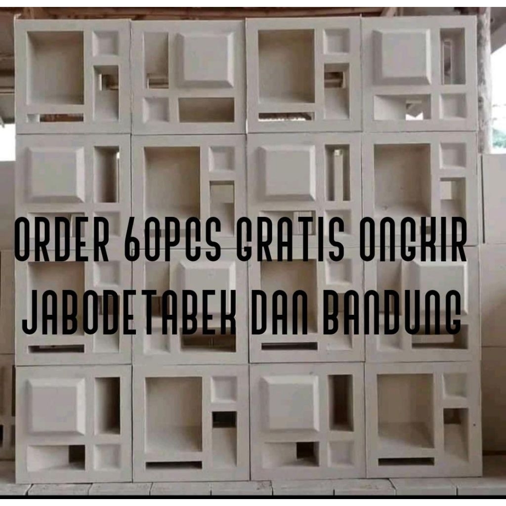 roster beton/roster minimalis/roster lubang angin motif