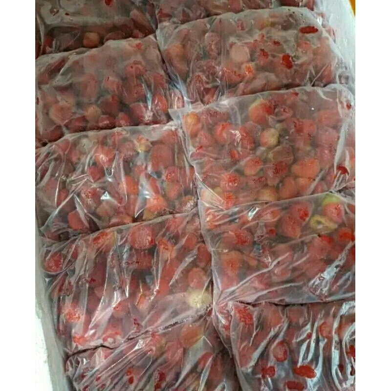 

Stroberi beku / stroberi frozen 1kg / strawberry frozen