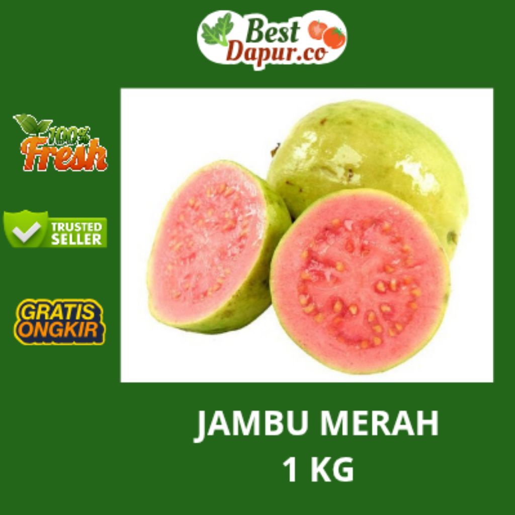 

JAMBU MERAH -- 1 KG -- Best Dapur .Co