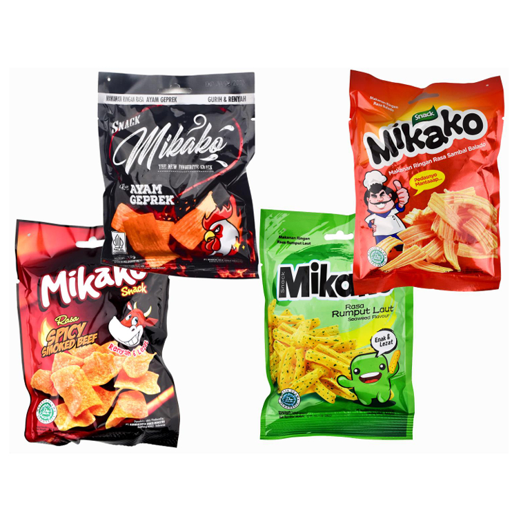 

MIKAKO SNACK KENTANG 18 GR Isi 10 Pcs