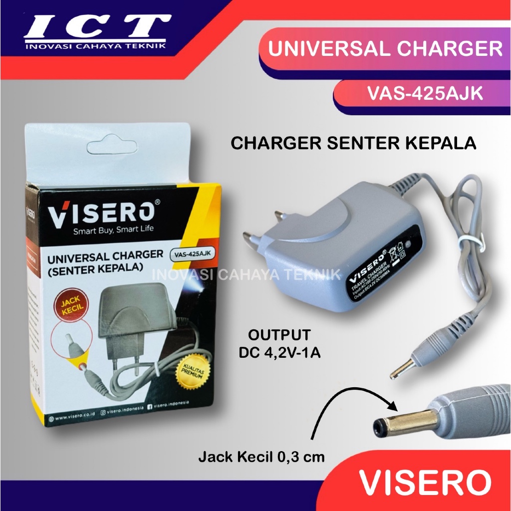 Charger Casan Senter Kepala Dony KL 105 168 169 191 190 193 178 158 503 Pengecas Senter Adaptor Dony