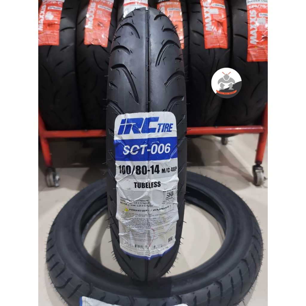 Ban Motor IRC SCT 006 size 100/80 R14 - Tubeless Ban Belakang  Vario 125/150/160,  ADV 150