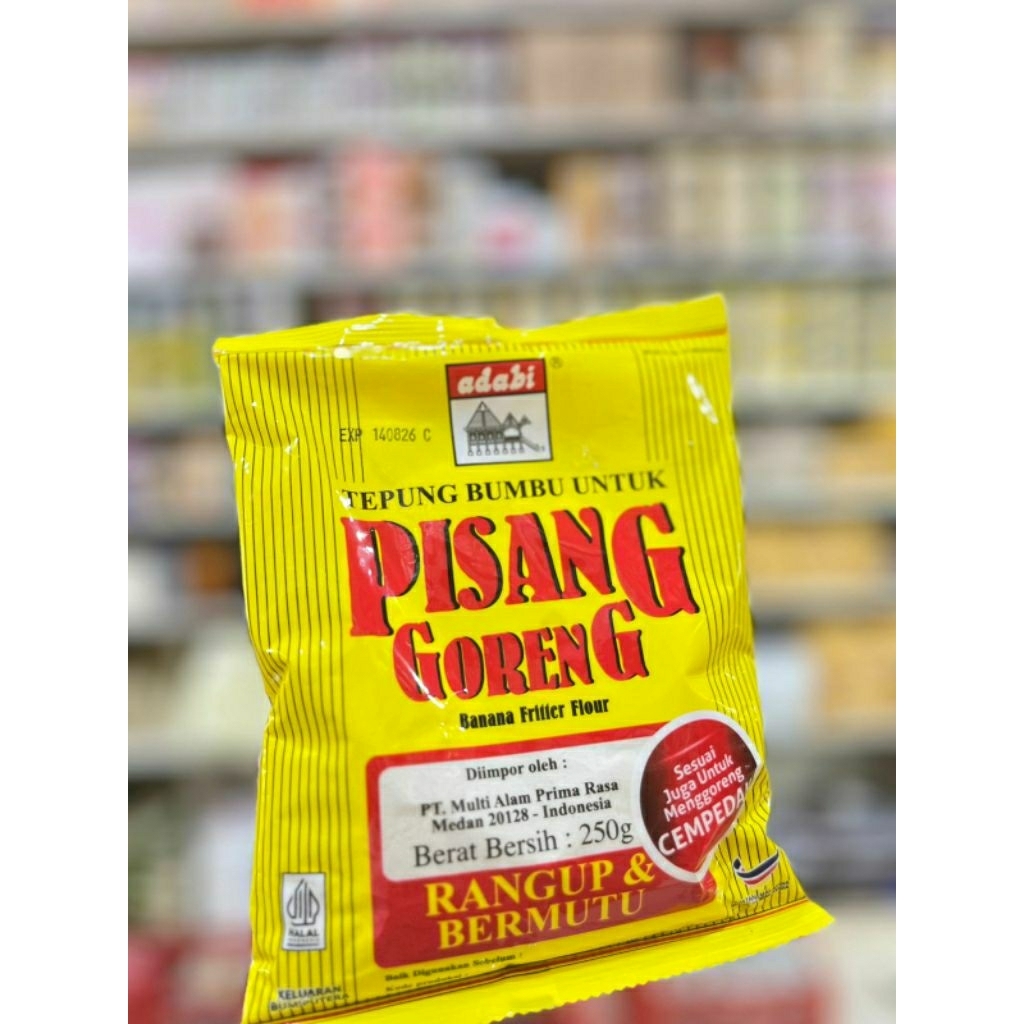 

Adabi Pisang Goreng / Tepung Pisang Goreng Adabi 250gr