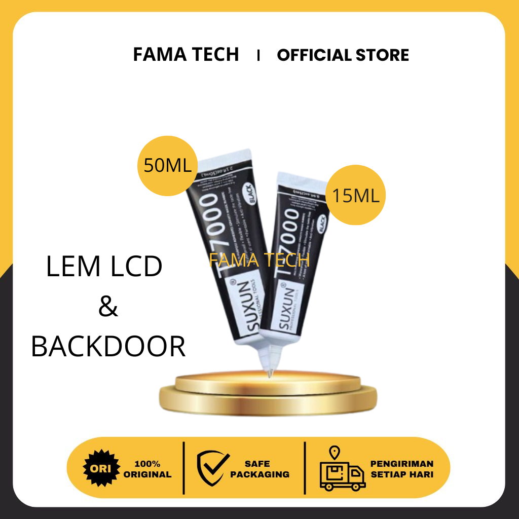

Lem LCD Layar Hp Super Kuat Backdoor T7000 Hitam Original