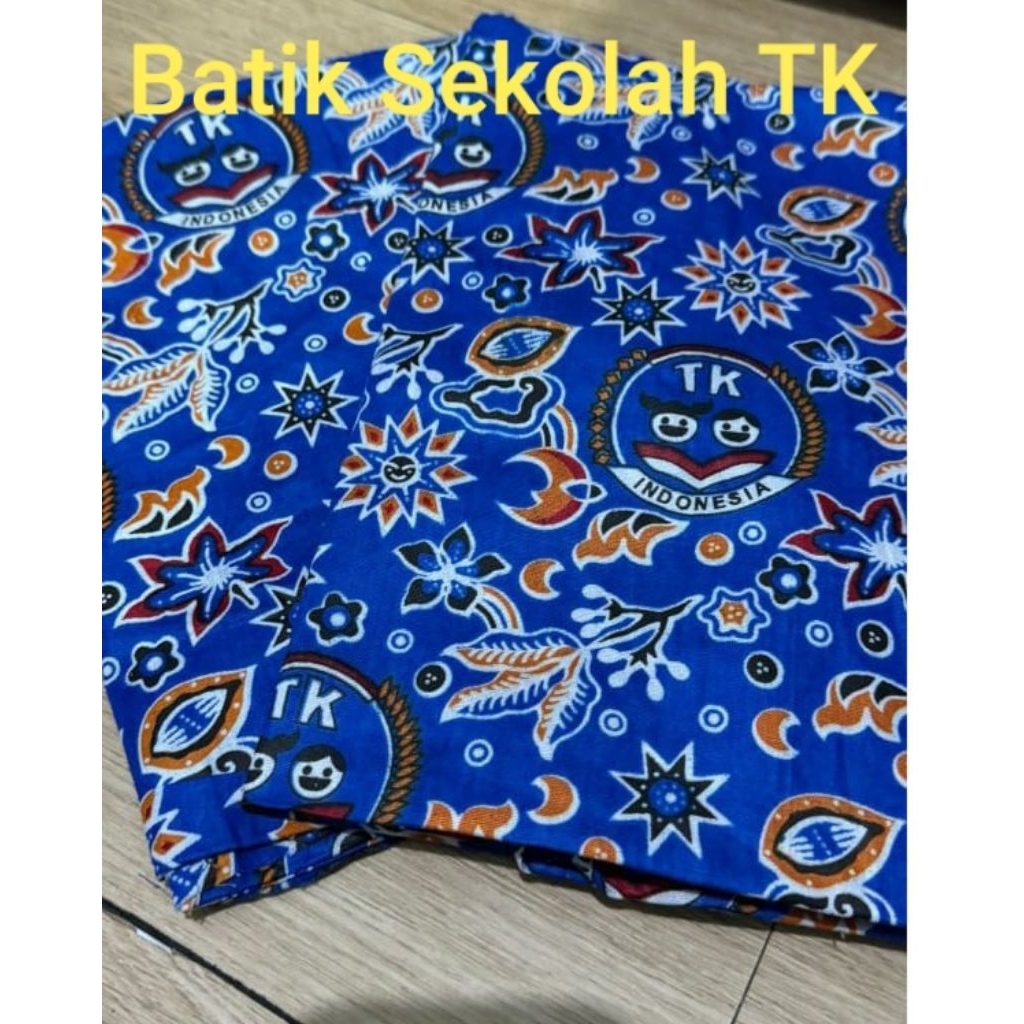 KAIN BATIK ANAK SEKOLAH TK. IGTK. SERAGAM TK NASIONAL. KAIN KATUN