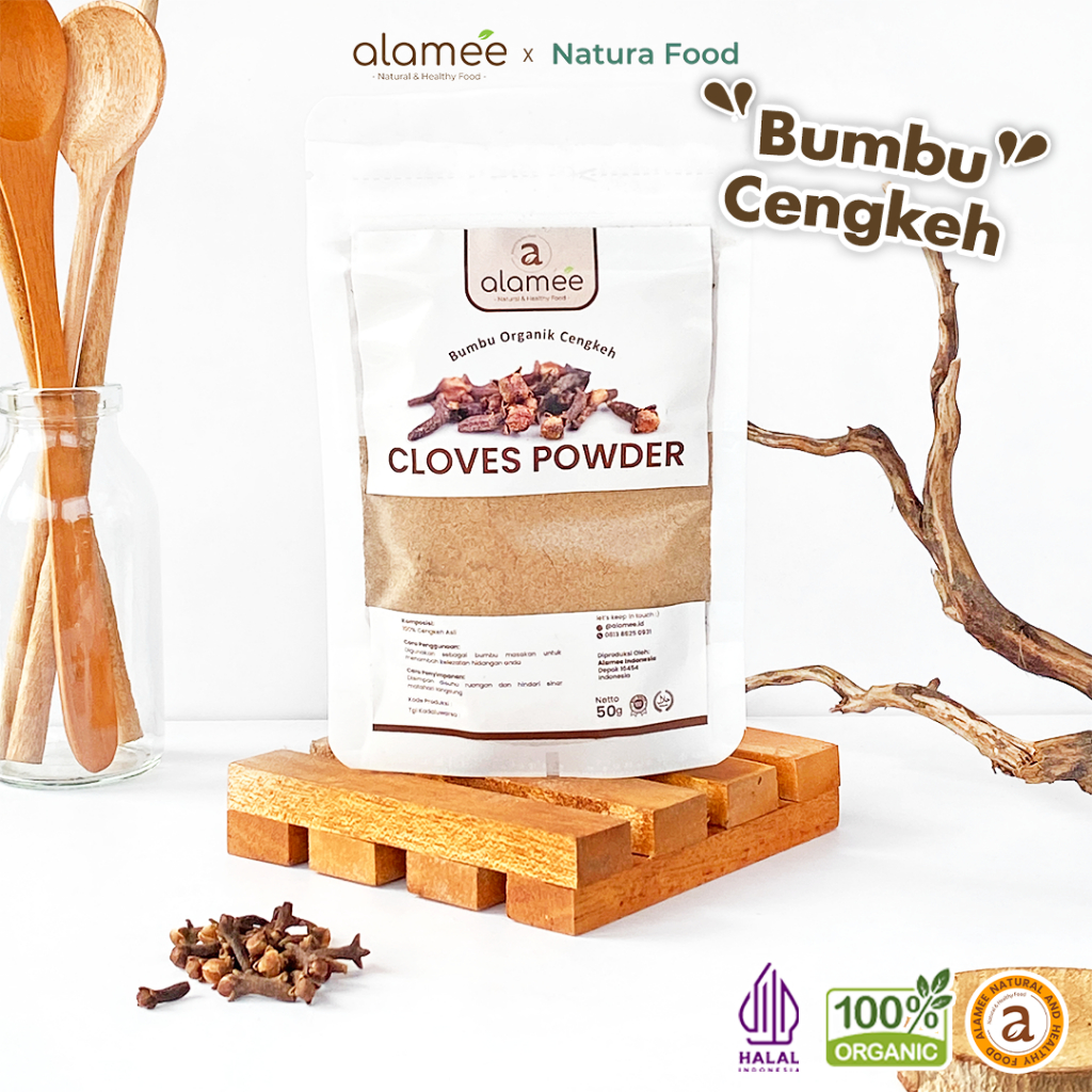 

ALAMEE Bubuk Cengkeh Clove Powder Ground Spice Murni Asli Seasoning Bumbu Organik 50 Gram