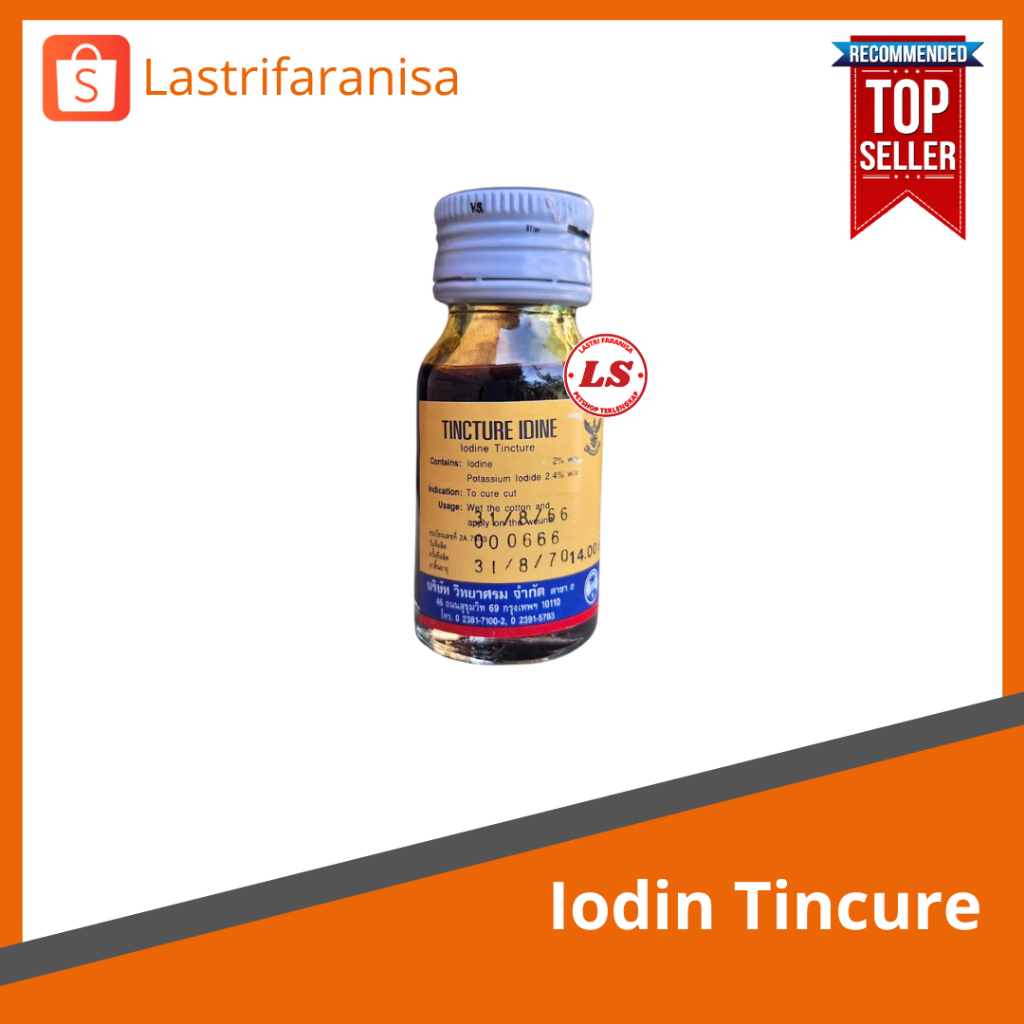 IODIN TINCURE Obat Turun Urat Ayam Obat Kaki Ayam Ayam Bangkok Obat Bercak Merah Kaki Ayam