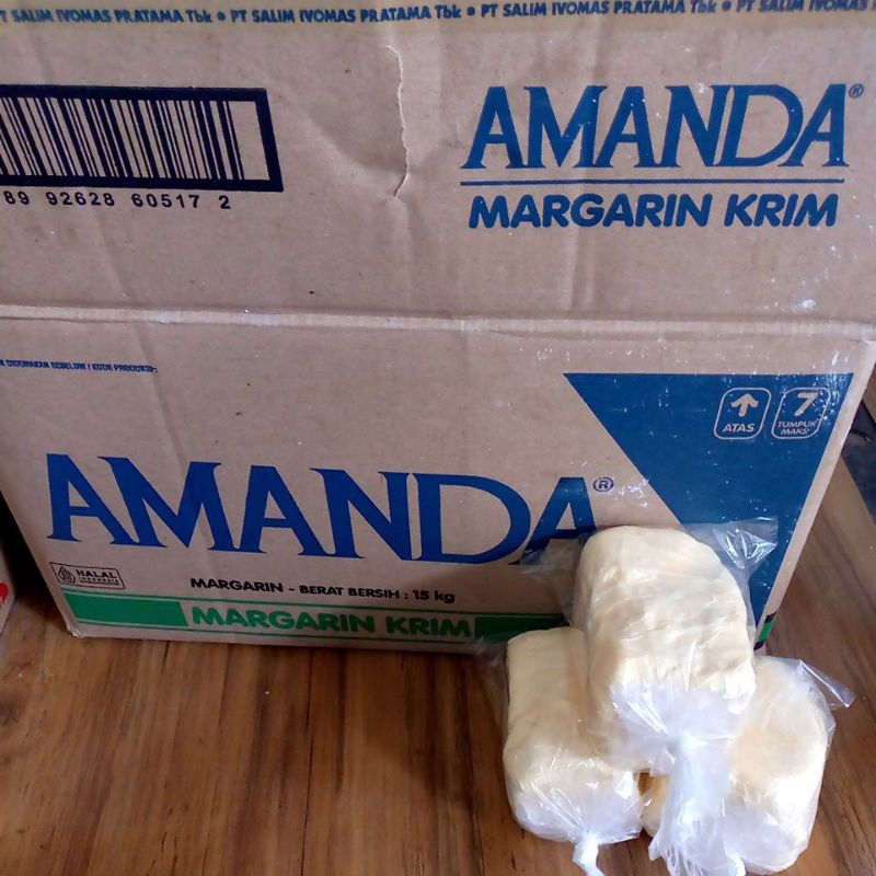 

amanda margarin repack kemasan 250gr