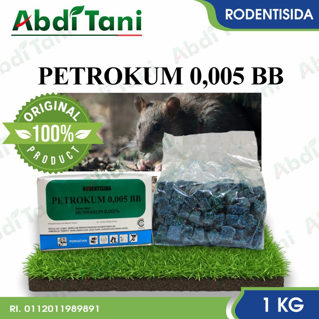 Racun Tikus Petrokum 1kg Petrokimia obat tikus kering berkualitas murah
