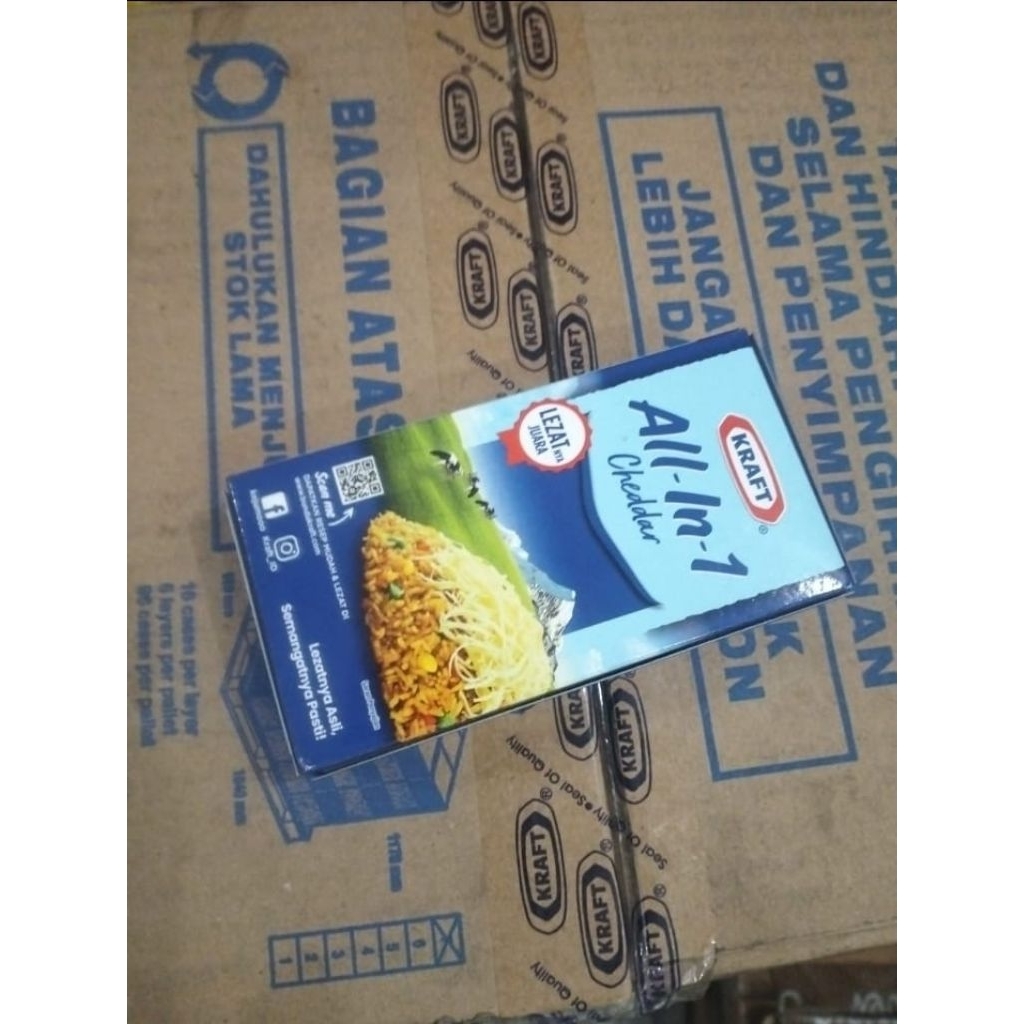 

Keju Kraft ALL IN 1 Cheddar 150gr (EXPIRED SEPTEMBER 2025)