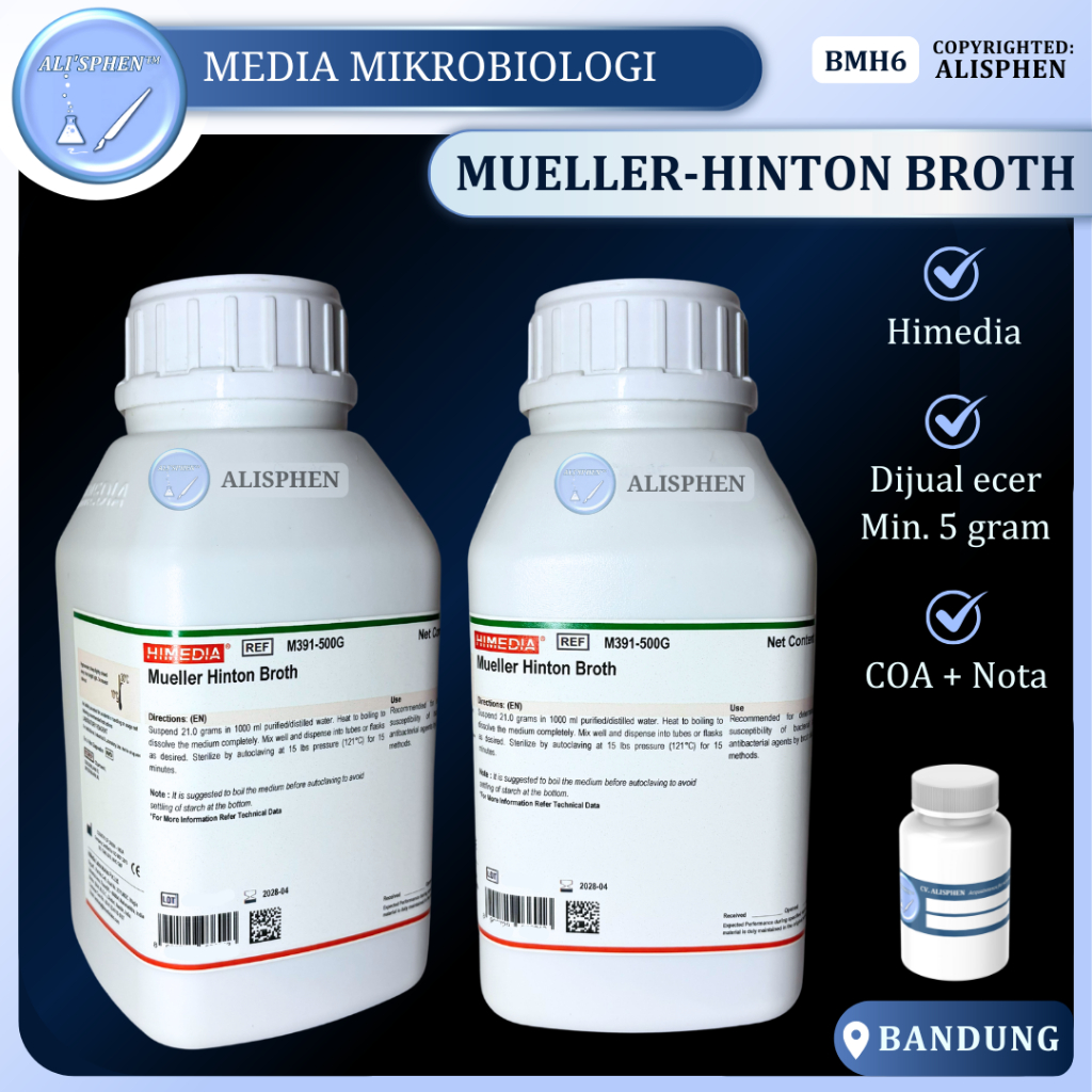 [BMH6] Mueller Hinton Broth | HIMEDIA | Media Mikrobiologi | For Laboratory Use
