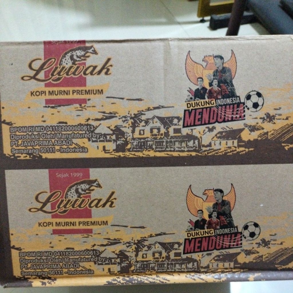 

kopi luwak murni 1dus isi 20renceng.1renceng isi 15pcs