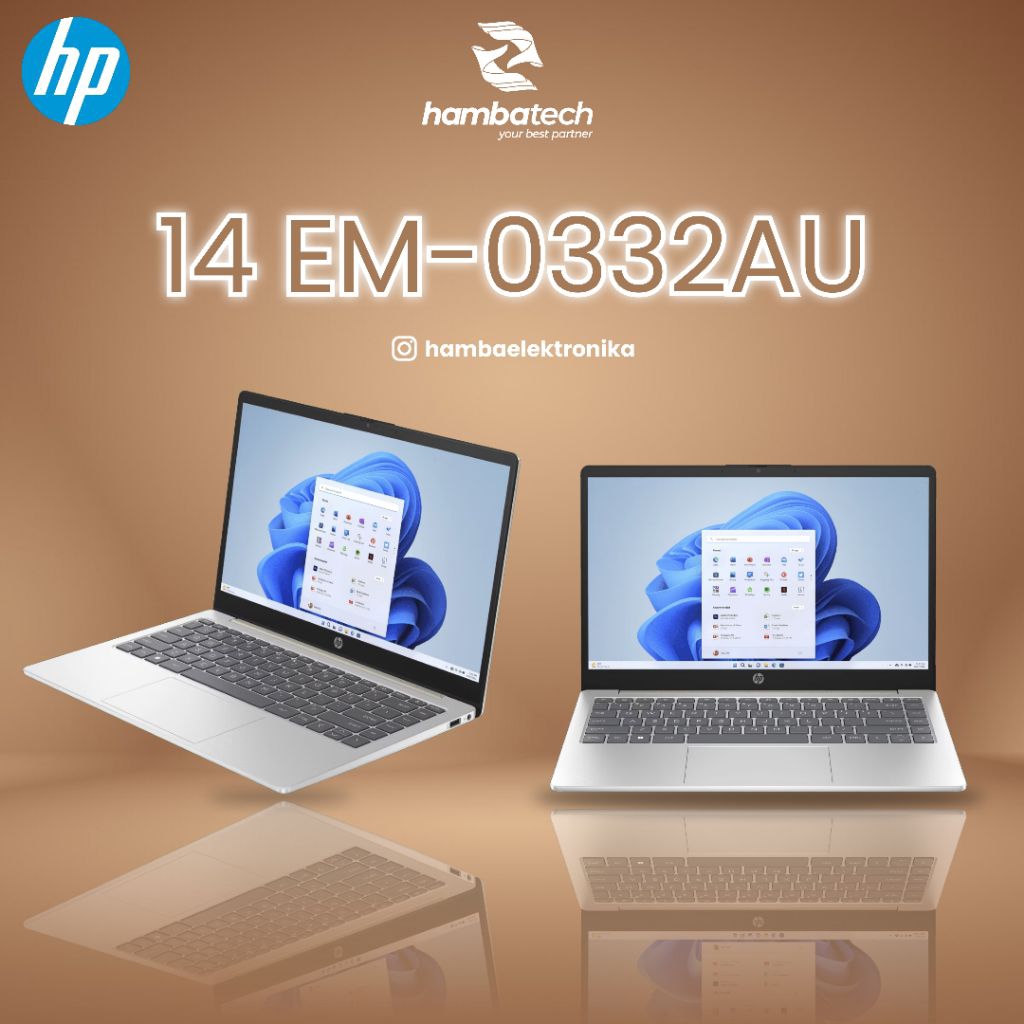HP LAPTOP NOTEBOOK 14-EM0332AU AMD RYZEN 3 7320U
