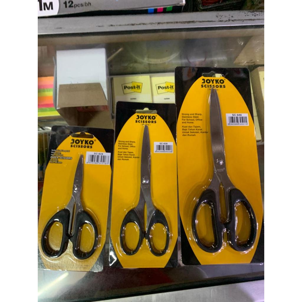 

Gunting Joyko Scissors Gunting Kecil Sedang Besar SC-828 SC-838 SC-848