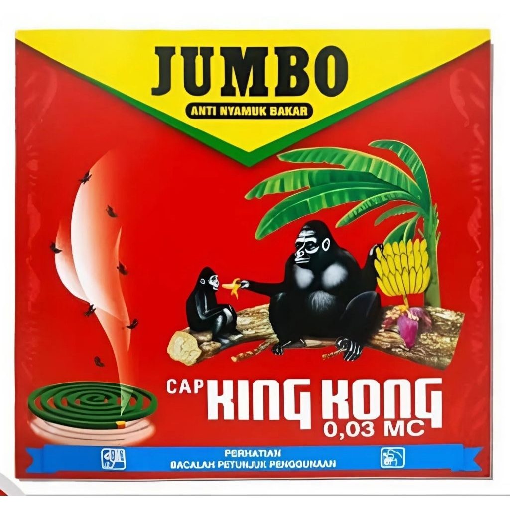 KINGKONG OBAT ANTI NYAMUK BAKAR JUMBO CAP KINGKONG 1 PACK ISI 5 PCS