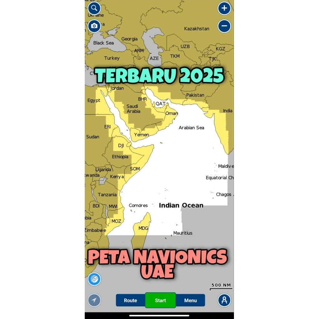PETA LAUT NAVIONICS UAE