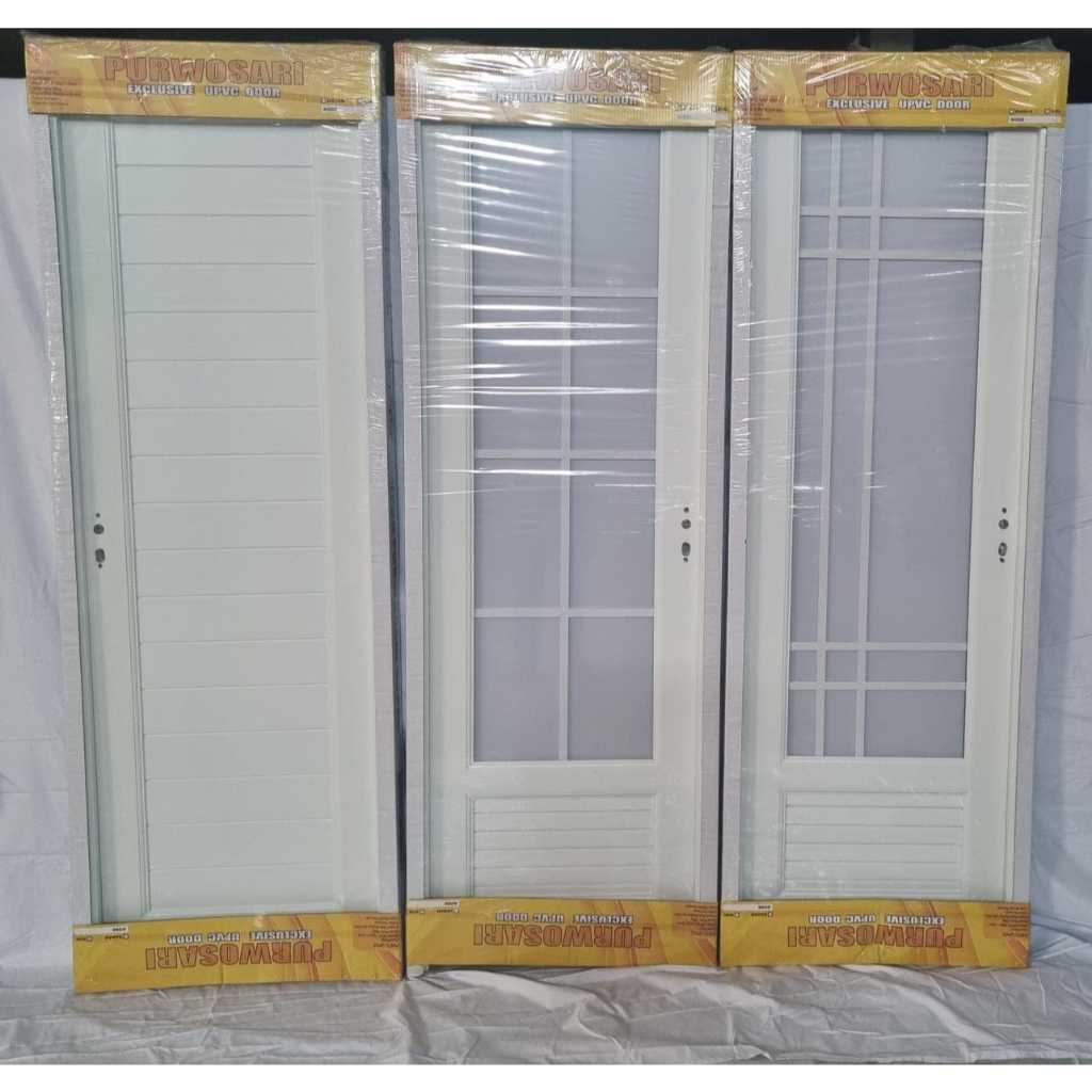 PIntu Kamar Tidur atau Kamar Mandi UPVC Tebal Tahan Cuaca 70x200 cm